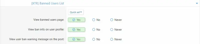 [XTR] Banned Users List