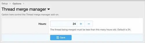 AndyB Thread merge manager